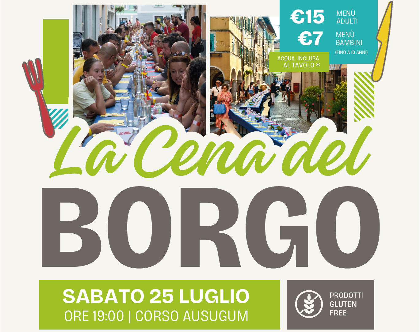 Manifesto Cena del Borgo